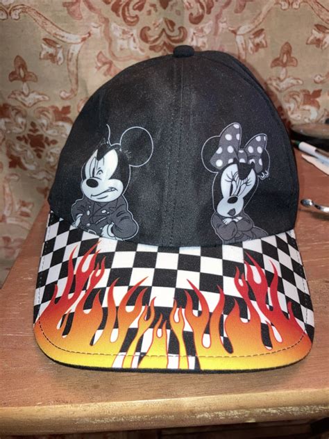 Disney X Vans Punk Mickey Minnie Mouse Court Side Hat Gem