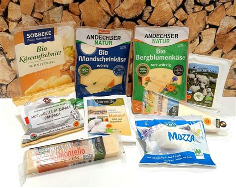 Kuh Schaf Ziegenmilchk Se Und Veganer K Se In Verschiedenen Sorten