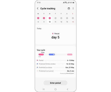 Samsung Health Cycle Tracking | Samsung UK