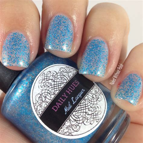 Daily Hues Nail Lacquer Blurple Garden Collection Part Swatch And Review Naked Without Polish