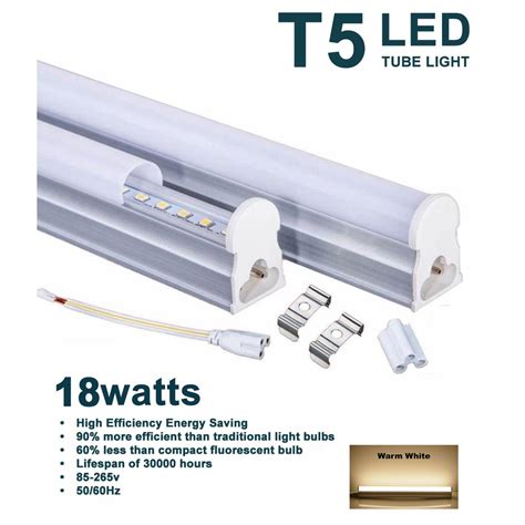 18w T5 Led Tube Light Warm White 12 Meters 4ft Shopee Philippines