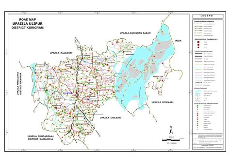 Mouza Map Detailed Maps Of Ulipur Upazila Kurigram Bangladesh