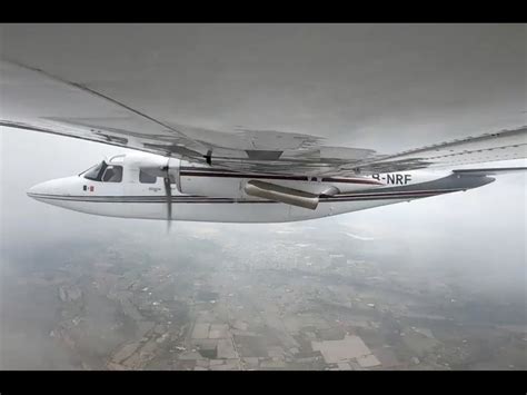 ASÍ FUE EL PRIMER VUELO DE LA AERONAVE QUE ESTIMULA LAS NUBES PARA QUE