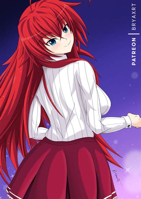 Rias Gremory The Crimson Princess By Bryaxrt On Deviantart