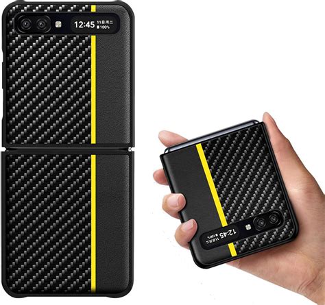 Zouzt For Z Flip G Carbon Fiber Case Ultra Slim Lightweight