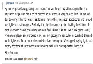Reddit Users Share Their Step Sibling Sex Stories Wow Gallery EBaum S World