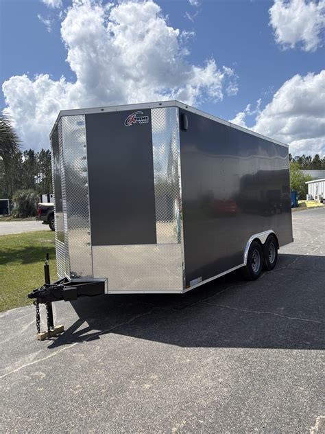 8.5x16TA Xtreme Cargo Charcoal Enclosed Cargo Trailer for Sale - GA