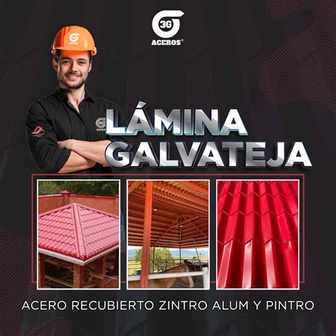 Lámina galvateja acero recubierto Zintro Alum y Pintro