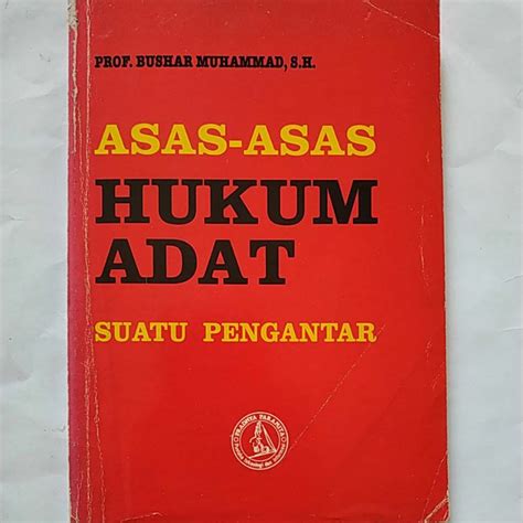 Jual Buku Hukum Asas Asas Hukum Adat Suatu Pengantar Shopee