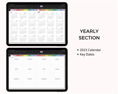 Onenote Planner 2023 Onenote Weekly Planner Dated Onenote - Etsy