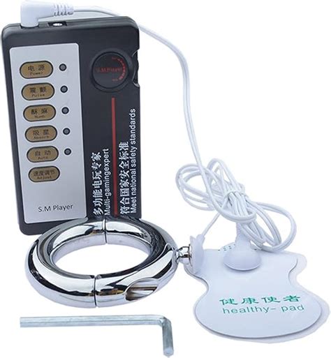 Elektro Shock Sex Kit Mit Edelstahl Ballstretcher Penis Ring Hodenring