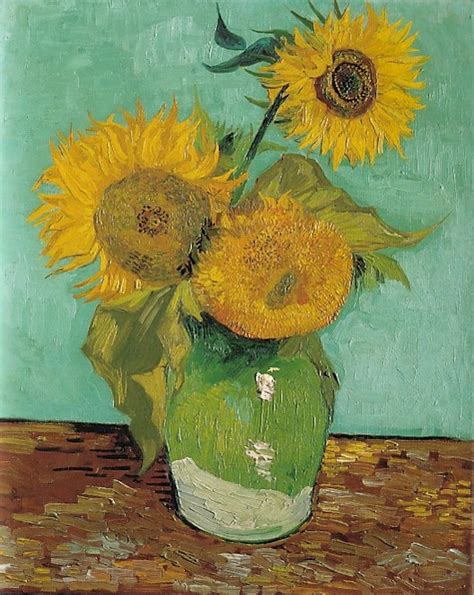 Sunflowers Van Gogh Original Painting