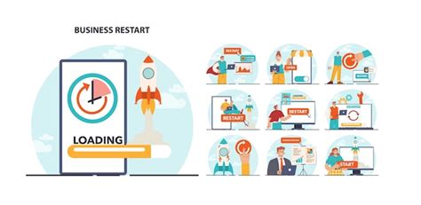 business restart set company reopening  project reboot  chance