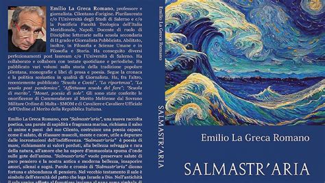 Salmastr Aria Il Nuovo Libro Di Emilio La Greca Romano