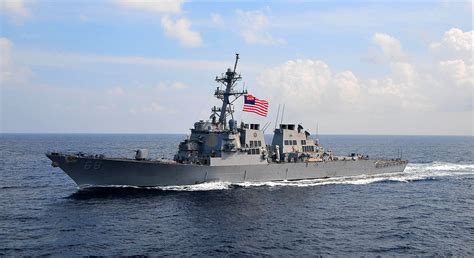 U.S. Navy Destroyer Fires Warning Shots At Iranian Revolutionary Guard ...