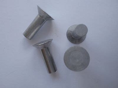 1 4 X 3 4 SOLID ALUMINIUM COUNTERSUNK HEAD RIVETS QTY 8 EBay