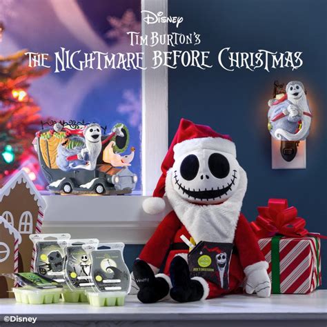 Santa Jack Skellington Nightmare Before Christmas Scentsy