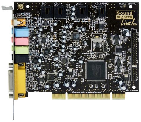 Creative Sb Sound Blaster Live Pci Oficjalne