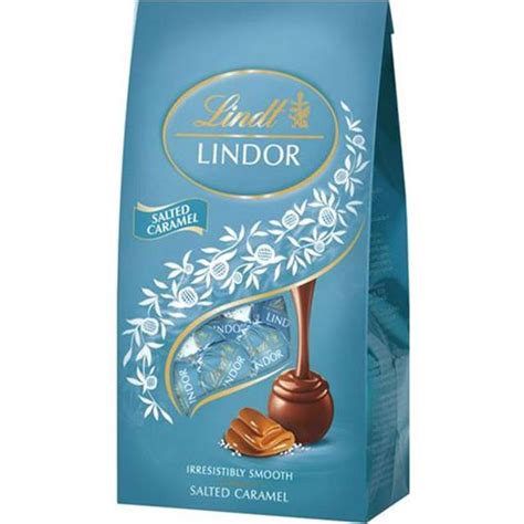 Lindt Lindor Milk Salted Caramel Chocolate Truffles 137g • Pris