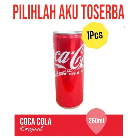 Jual Coca Cola Original Kaleng Can Ml Harga Kaleng Shopee