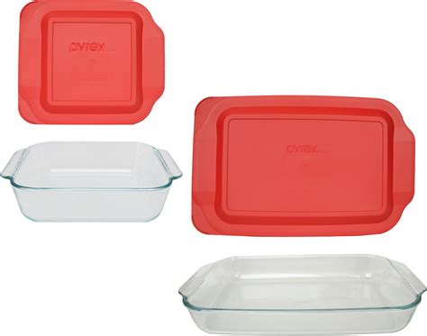 Pyrex Bundle 1 222 Clear Glass Baking Dish 1 233 Clear Glass Baking Dish 1