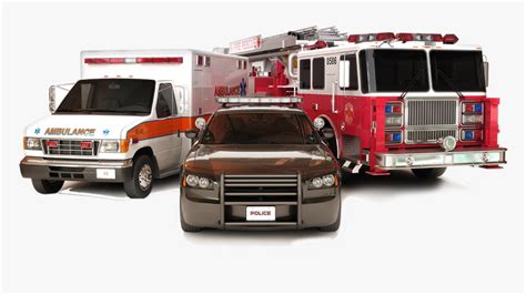 Police Ambulance Fire Truck Png Download Police Ambulance Fire