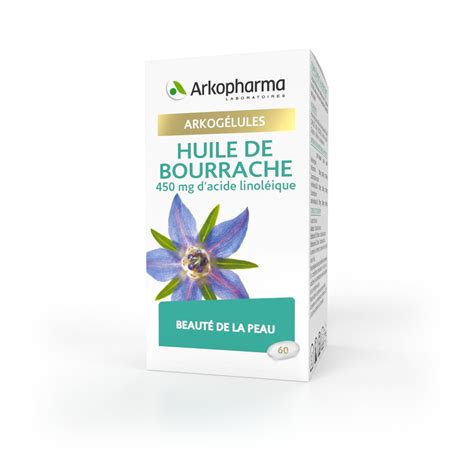 Arkog Lules Huile De Bourrache Bio Arkopharma Beaut De La Peau