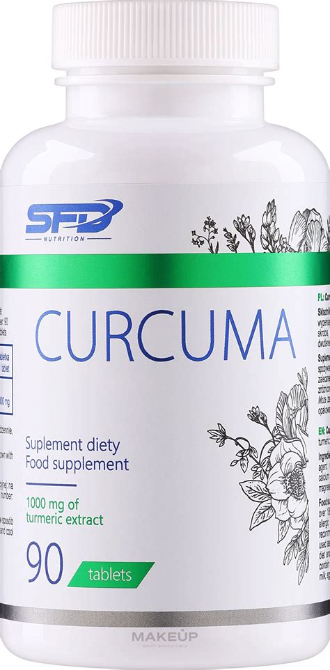 SFD Nutrition Curcuma 1000 mg Пищевая добавка "Куркума" | Makeup.ee