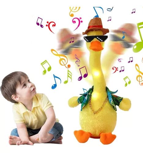 Pato Peluche De Juguete Bailarin Imita Sonidos Mercadolibre