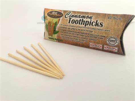 Ceylon Cinnamon Toothpicks Handmade Natural Organic Toothpick Free ...