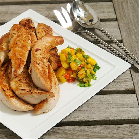 Turkey Tenderloins With Mango Salsa