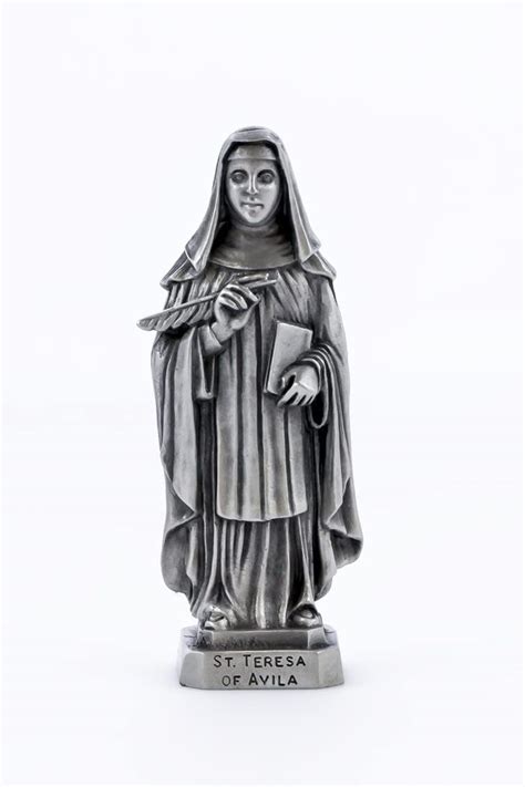 Buy The Bethany Collection Fine Pewter Statues Pewter Catholic Saint