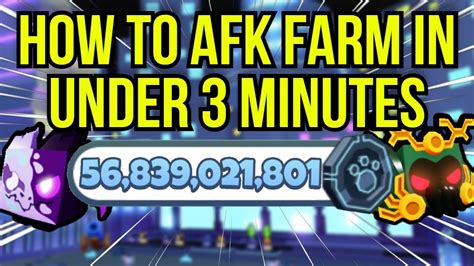 How To Afk Farm In Pet Simulator X On Roblox Youtube