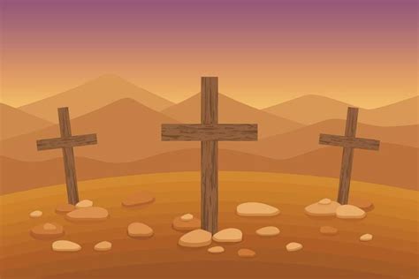 Calvary Silhoette Svg Vector Uidownload