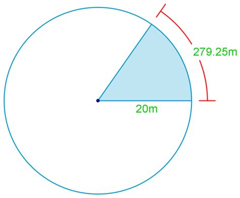 How To Find The Radius Of A Sector When Given The Arc Length And Angle - Find the radius example ...