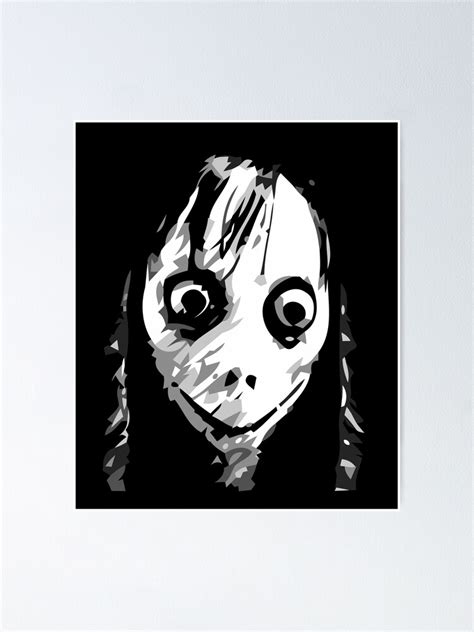 "Momo Meme" Poster by DesignMonster | Redbubble