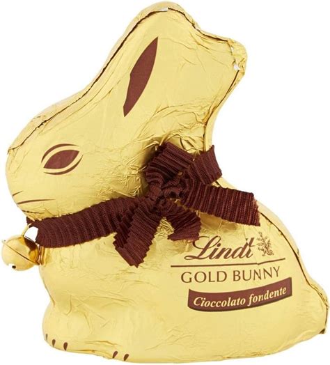 Lindt Gold Bunny Coniglietto Di Cioccolato Fondente 100g Amazon It