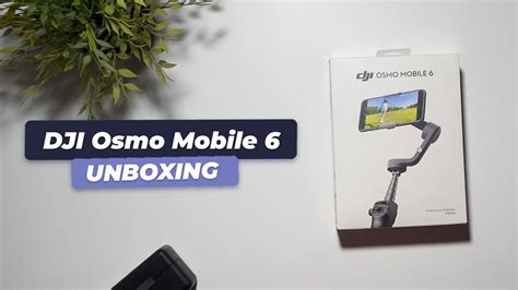 DJI Osmo Mobile 6 UNBOXING YouTube