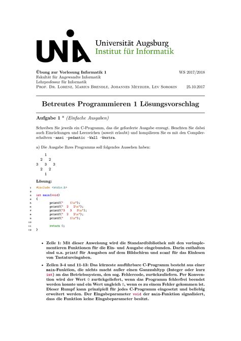 Ws Bp Loesung Betreutes Programmieren B Ubung Zur