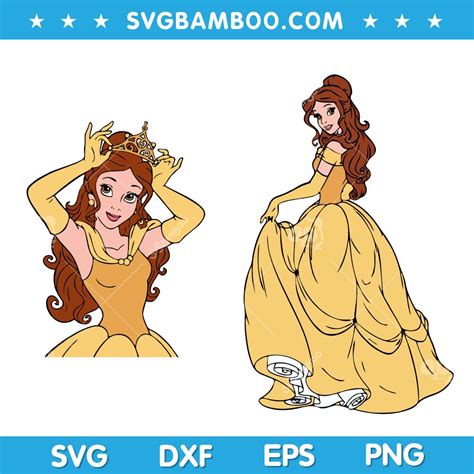 Disney Belle Svg Free Craftstudio