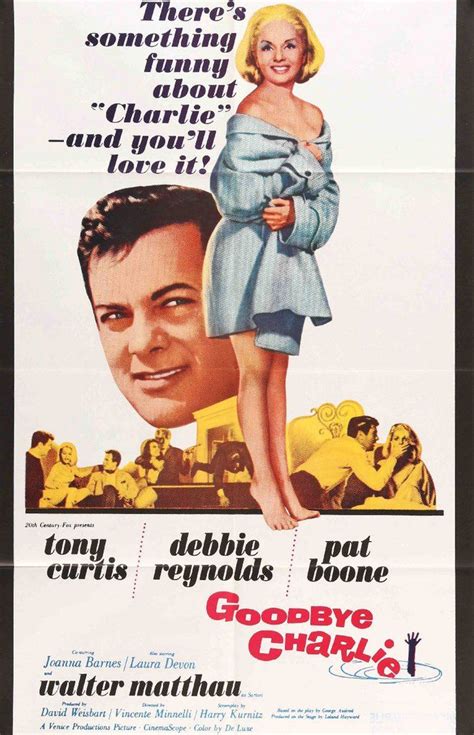 Goodbye Charlie 1964 Tony Curtis Debbie Reynolds Movie Posters