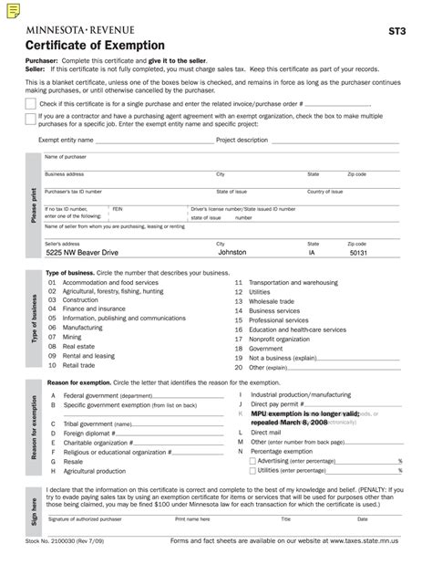 Form Mn Dor St Fill Online Printable Fillable Blank Pdffiller