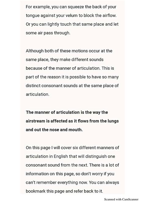 SOLUTION Manner Of Articulation Phonology And Phonetics Studypool