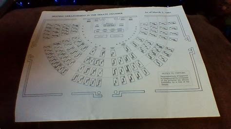 1991 Senate Chamber seating arrangement map : r/mildlyinteresting