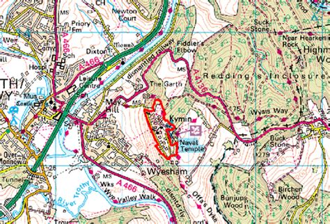 Lower Wye Valley HLC006 Map