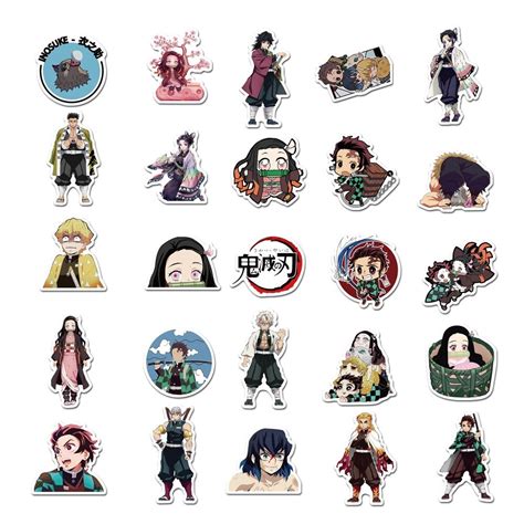 Demon Slayer Stickers Printable