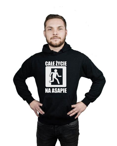 Bluza M Ska Kangur Ca E Ycie Na Asapie Xxl Erli Pl