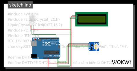 Dht Lcd Rtc Copy Wokwi Esp Stm Arduino Simulator