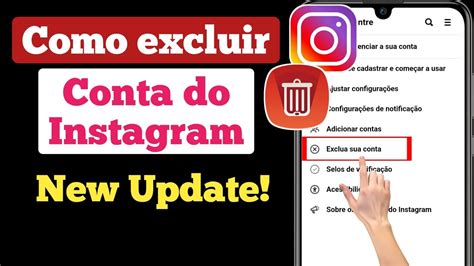 COMO APAGAR CONTA DO INSTAGRAM PASSO A PASSO Como Excluir Conta Do