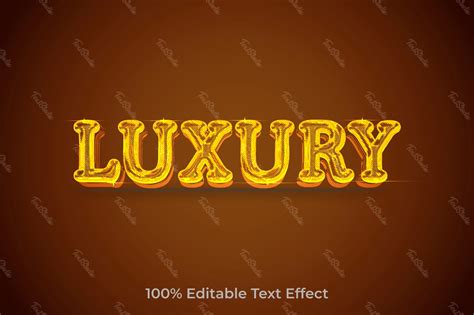 Effet De Texte D Dor Brillant Et Luxueux Fichier Vecteur Gratuit